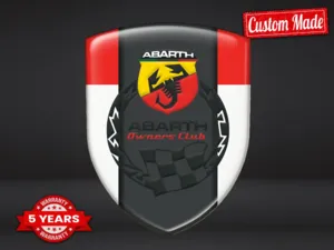 Fiat Abarth Banners Parabrisas Tuning Profesional Personalizable